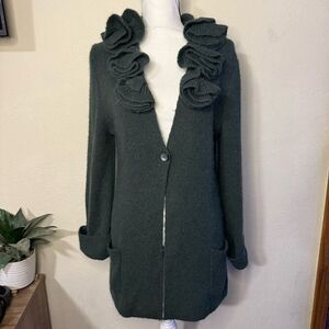 Soft Surroundings La Vie en Rose Alpaca Blend Cardigan